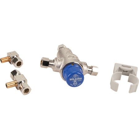 Zurn Valve, Mixing , Lead Free, 3/8" ZW3870-4P